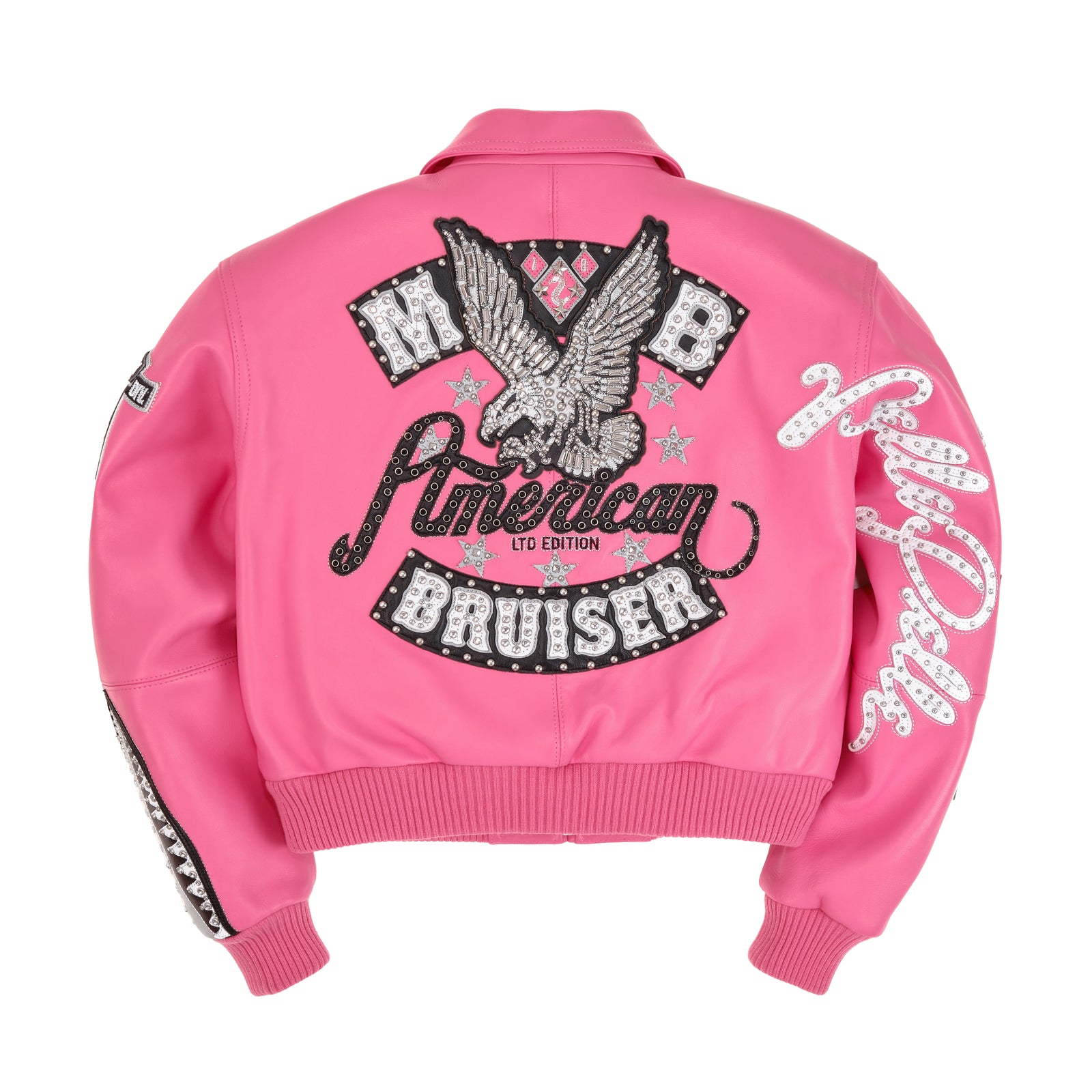 American Bruiser Plush Womens Crop Jacket
