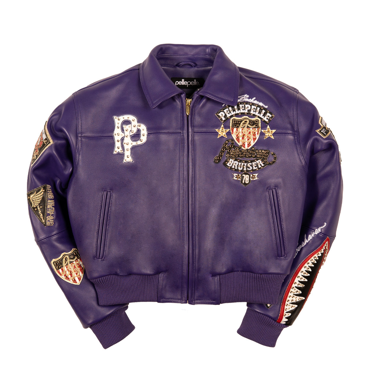 PELLE PELLE AMERICAN BRUISER WOMENS CROP JACKET