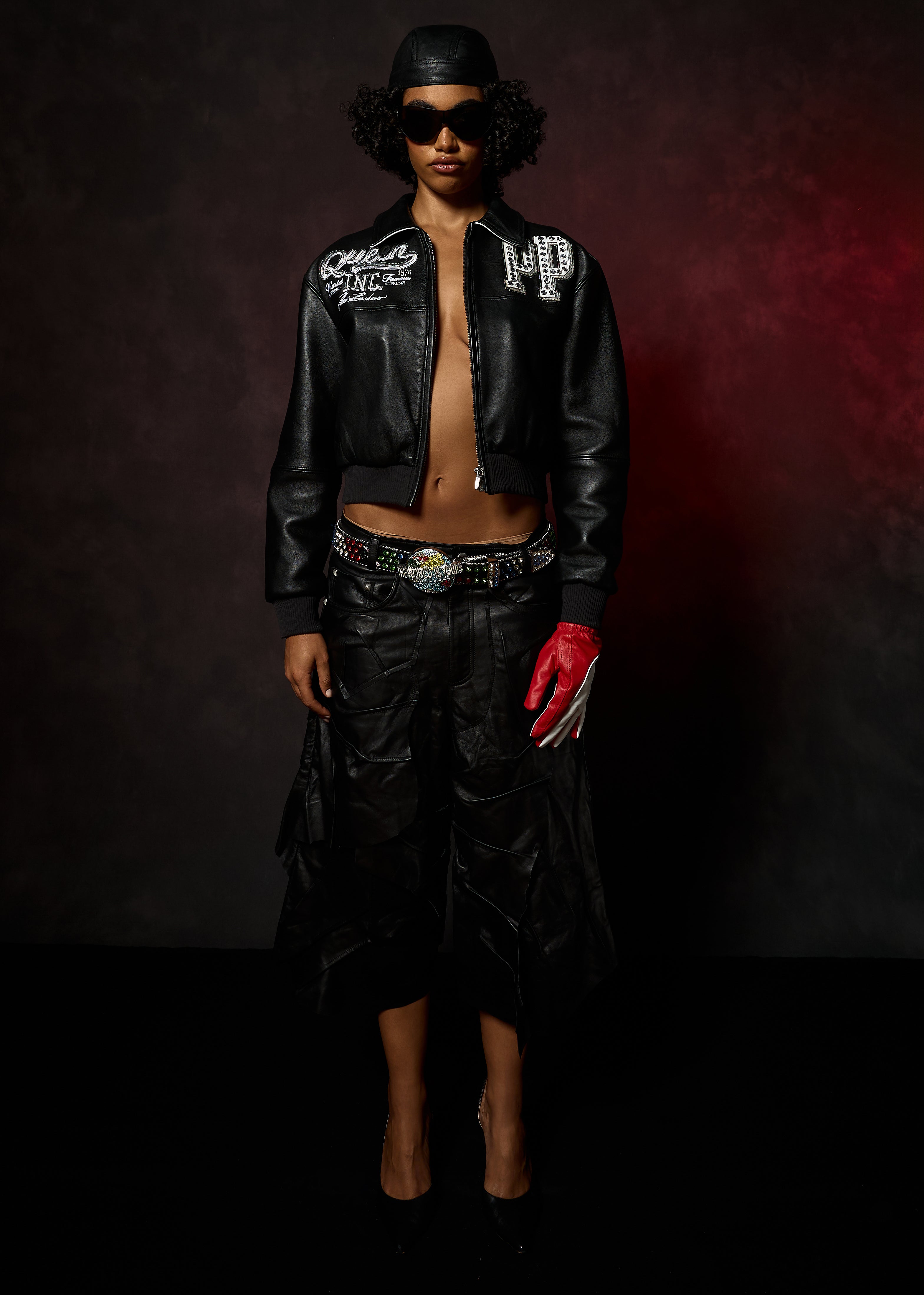 Pelle Pelle Queen Womens Crop Jacket